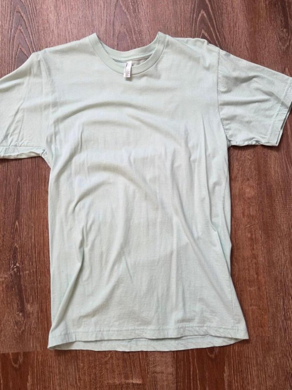 Mint green blank American Apparel t-shirt